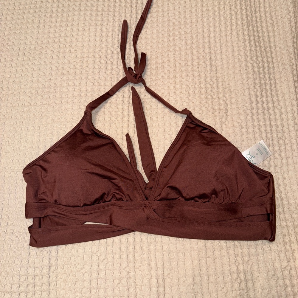 Chocolate Brown Bikini Top